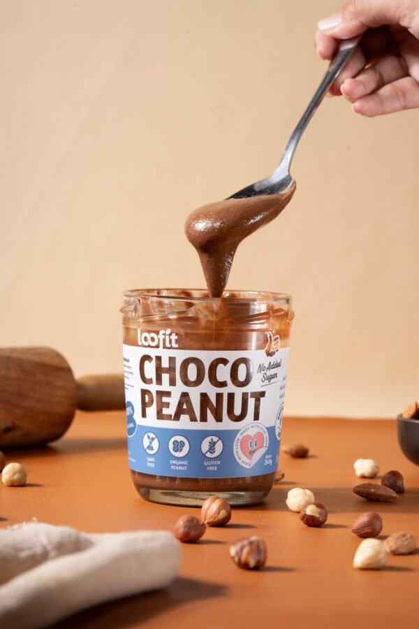 Choco Peanut selai kacang loofit